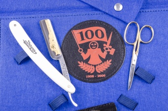 Бритвенный набор Dovo в честь 100 лет юбилея компании 1906-2006 юбилейный 