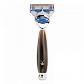 Muehle Безопасная бритва Fusion, ручка из смолы цвета рога R 332 F