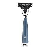 Muehle Бритва MUEHLE RYTMO Mach3, темно-бирюзовая смола  R 228 M3