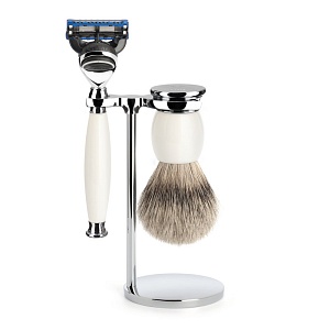 Muehle Набор для бритья из фарфора, 3 предмета, станок Fusion S 93 P 84 F