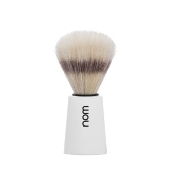 NOM Помазок NOM CARL, щетина кабана, белый пластик CARL 41 WH