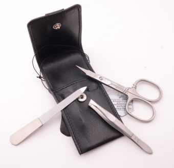 Маникюрный набор Kniebes, Черный (3 пр.) 737-0902