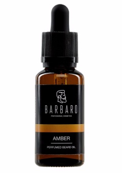 Парфюмированное масло для бороды Barbaro Amber 1028