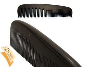 Карманный гребень Dr. Dittmar, черный рог 4232 