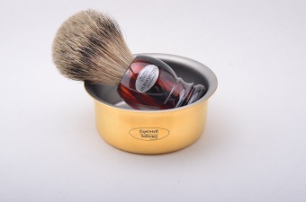 Позолоченная чашка для мыла 1412