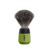 NOM Помазок NOM MAX, барсук, зеленый пластик MAX 81 OL