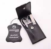 Маникюрный набор Kniebes, Черный (3 пр.) 737-0902