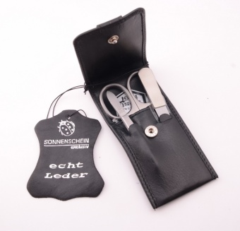 Маникюрный набор Kniebes, Черный (3 пр.) 737-0902