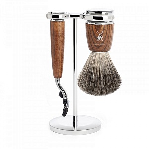 Muehle Бритвенный набор из ясеня, 3 предмета, станок Mach3 S 81 H 220 M3