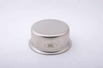 Серебристая чаша для бритья сатинированная 1415