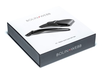 Подарочный набор Bolin Webb X1, бритва X1 черная, дорожный чехол BW-X1-SET-CASE-BLK 