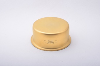 Позолоченная чаша для бритья сатинированная 1413