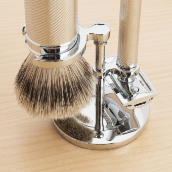 Muehle Хромированный бритвенный набор 3 предмета, станок T-образный S 091 M 89 SR