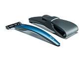 Подарочный набор Bolin Webb R1, бритва R1-S синяя, дорожный чехол BW-R1-SET-CASE-BLU 