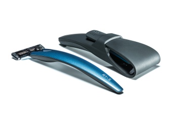 Подарочный набор Bolin Webb R1, бритва R1-S синяя, дорожный чехол BW-R1-SET-CASE-BLU 